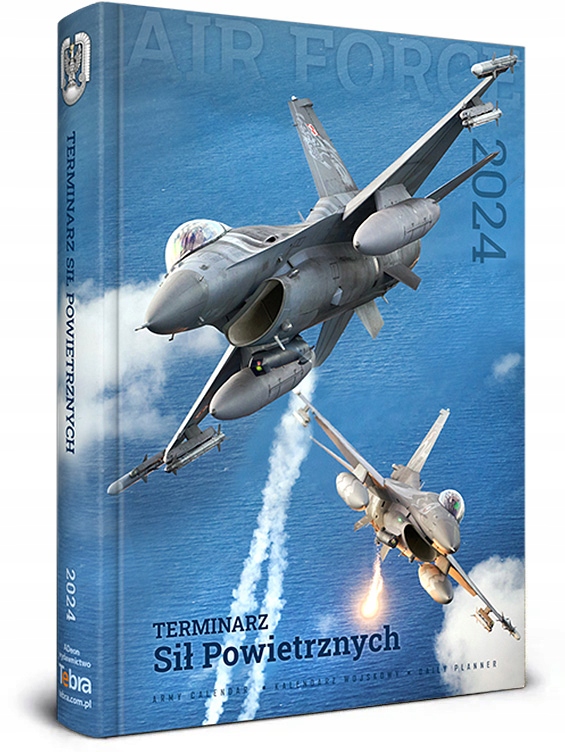 Terminarz Sił Powietrznych 2024 kalendarz lotniczy Tebra książkowy A5