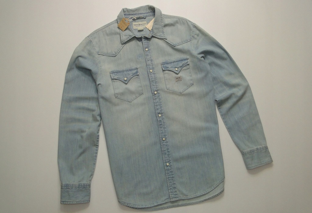 Koszula RALPH LAUREN Denim Jeans Dzinsowa Supply L