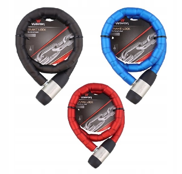 ZABEZPIECZENIE ROWEROWE łańcuch Walfort SNAKE LOCK 10864719130