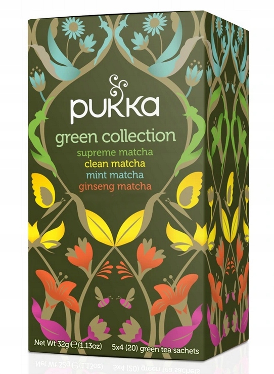 Herbata Organiczna Pukka Green Collection 20 sztuk