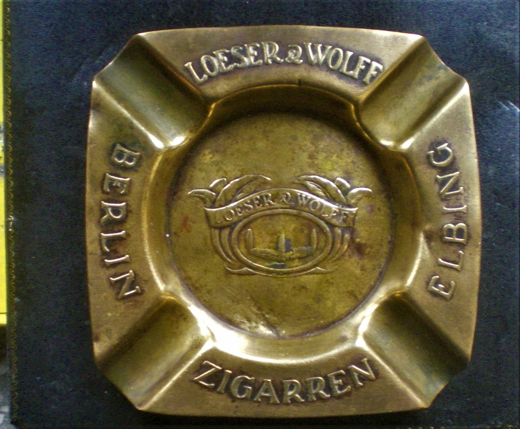 stara popielniczka ELBING-BERLIN LOESER&amp;WOLFF - 13191782582 - oficjalne ...