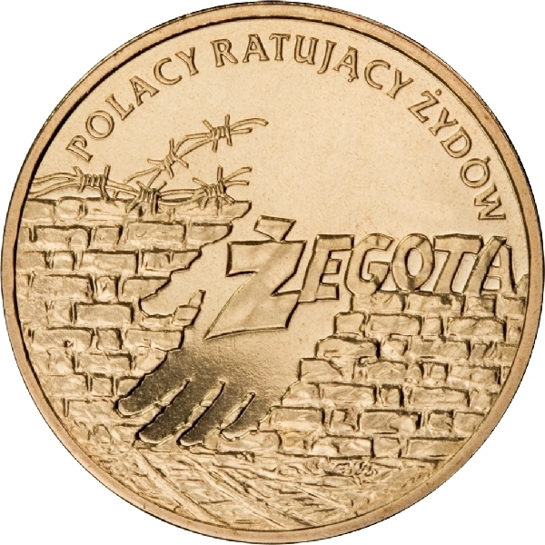 Moneta Okolicznościowa 2 zł Polacy Ratujący Żydów