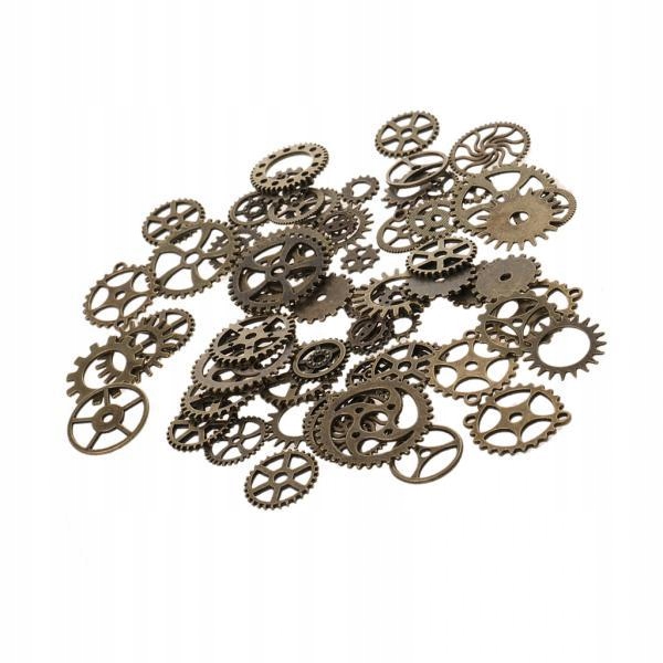 200g Steampunk Gear Charms Clock Watch Wheel Gear