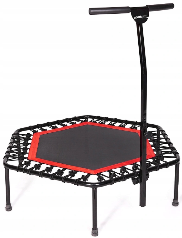 Trampolina Fitness z rączką SportPlus 110 cm