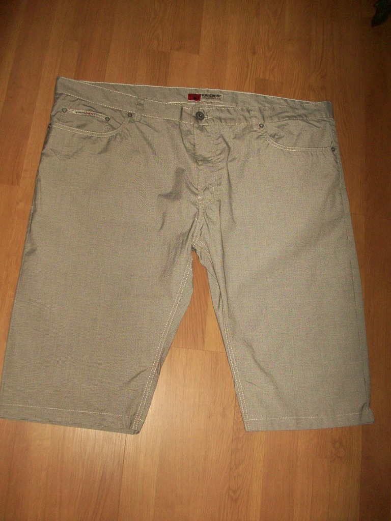 Spodnie męskie 6XL szorty jeans KINGBON pas120