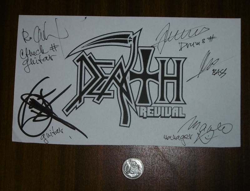 Death Revival - autografy (Słowacja)