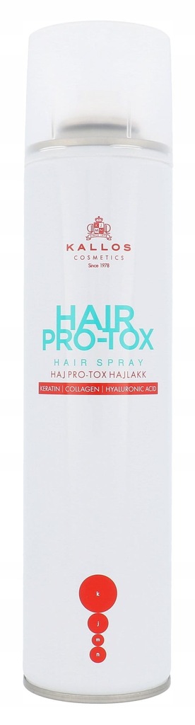 Lakier do włosów Kallos Hair Pro-Tox 400ml