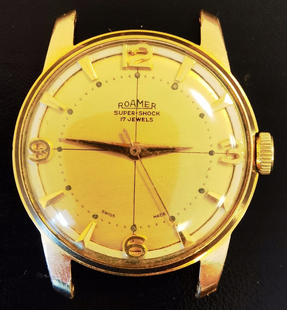 ROAMER SUPER SHOCK 17 JEWELS SWISS MADE 11107817916 oficjalne archiwum Allegro