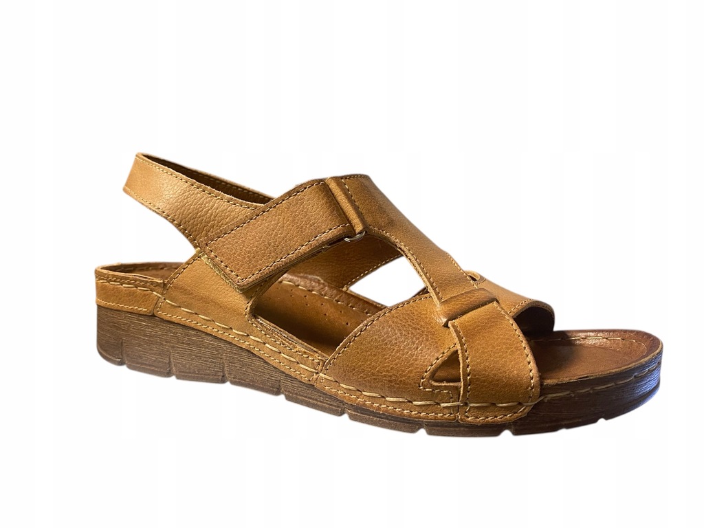 Gino Fabiani sandały damskie 908 20 koturn rozmiar 38