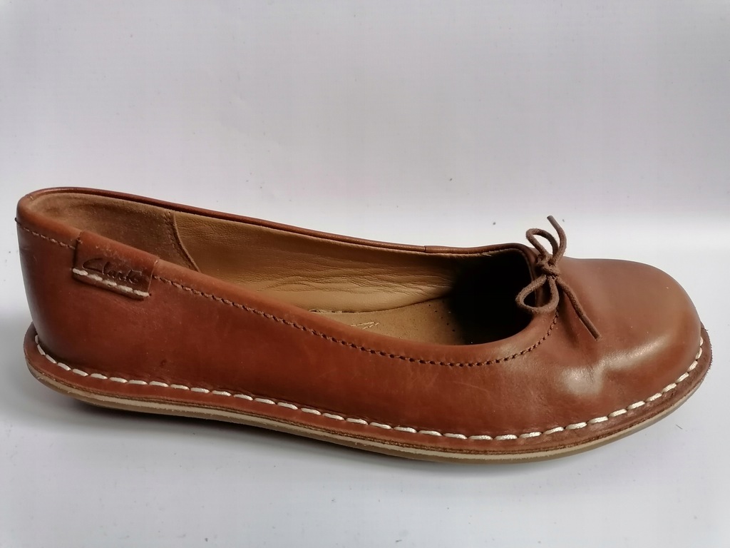 CLARKS - MARKOWE CZÓŁENKA r. 38 SKÓRA