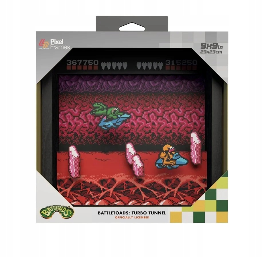 Pixel Frames Retro Ramka Battletoads Turbo Tunnel