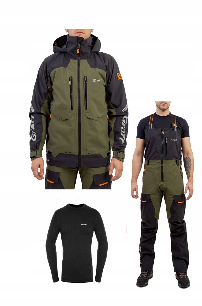 GRAFF Komplet przeciwdeszczowy wędkarski XXXL/182 - 12868654419