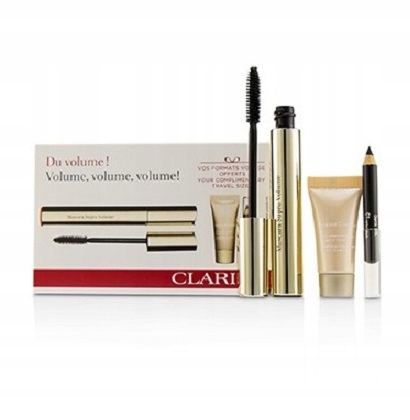 Clarins MASCARA SUPRA VOLUME BLACK 8ml + KOREKTOR