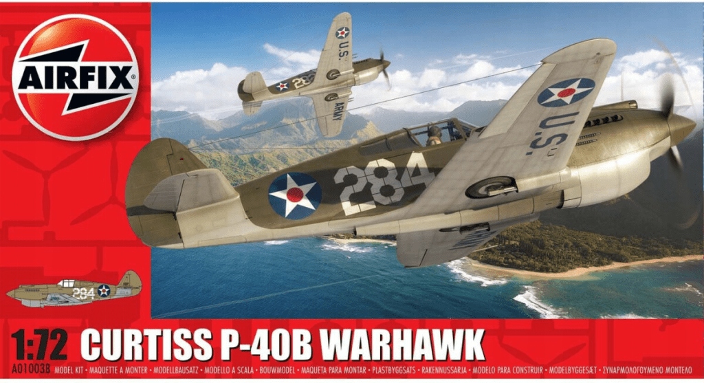 Model do sklejania Curtiss P-40B Warhawk
