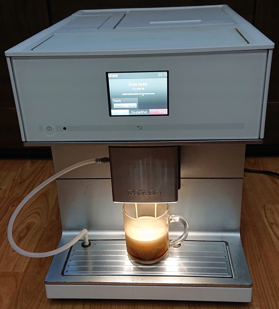 MIELE CM7300 PIĘKNY PORZĄDNY BIAŁY EKSPRES OKAZJA 12550009670