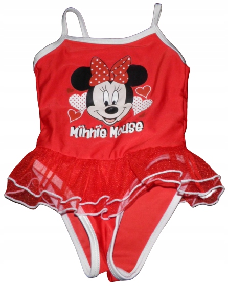 Strój kąpielowy Disney MYSZKA MINNIE tiul 98 v