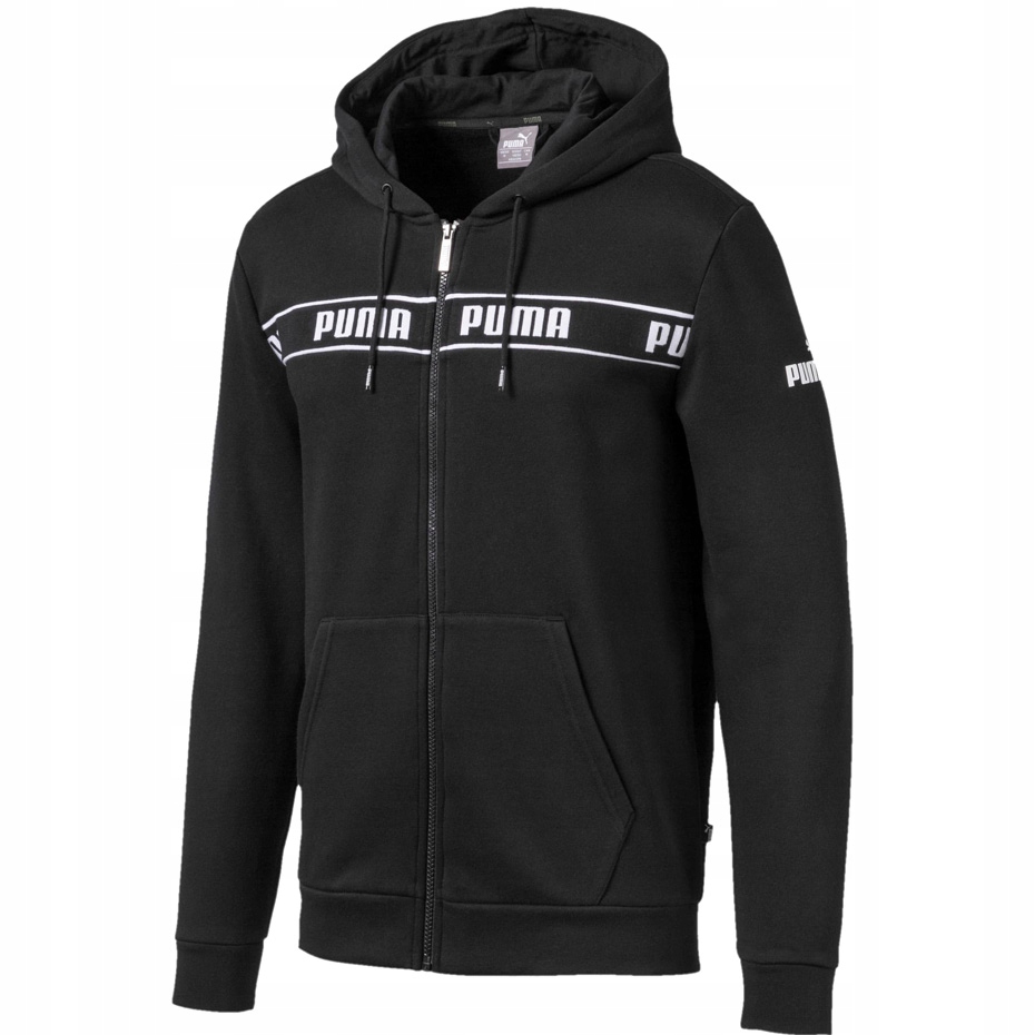 Bluza męska Puma Amplified Hooded Jacket FL czarna