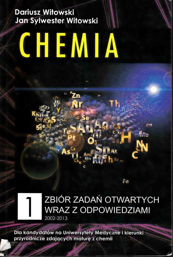 ZBIÓR ZADAŃ CHEMIA 1 ZBIÓR ZADAŃ WITOWSKI 2013 5