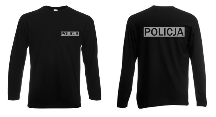 Koszulka longsleeve POLICJA męska XL PLC3RB