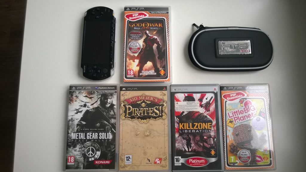 Playstation Portable 3004 zestaw z grami