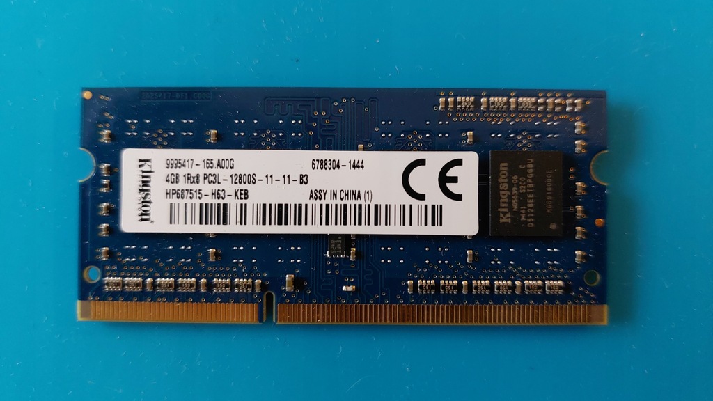 Pamięć RAM DDR3 Kingston HP687515-H63-KEB 4 GB