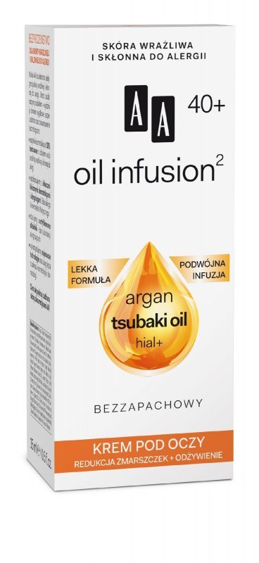 AA Oil Infusion2 40+ krem pod oczy na zmarszczki