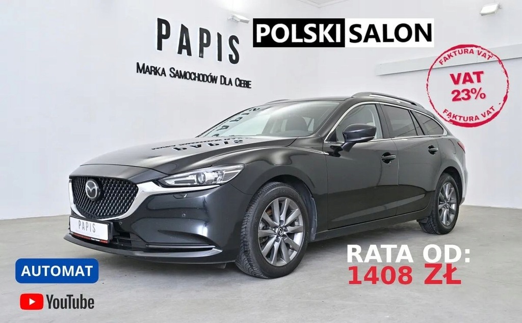 Mazda 6 Automat SalonPL 1Wl ASO Nawigacja Blue...