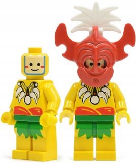 Lego Pirates pi068 King Kahuka FIGURKA U