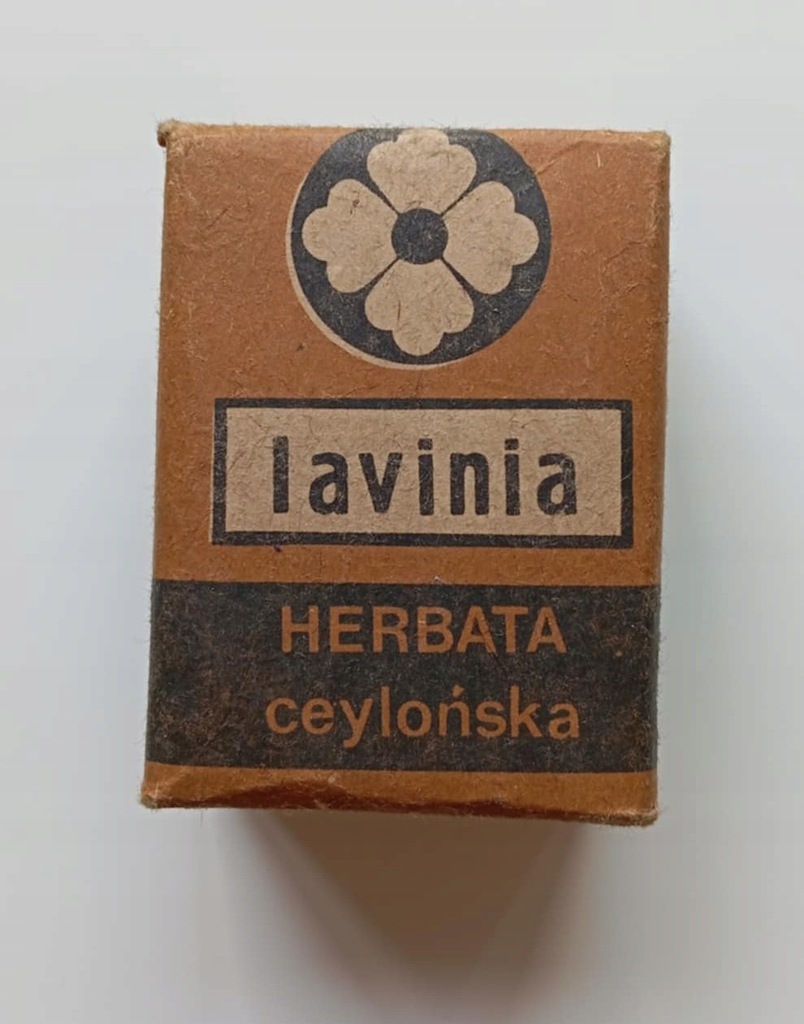 herbata ceylońska lavinia z PRL - opakowanie w stanie idealnym, pełne