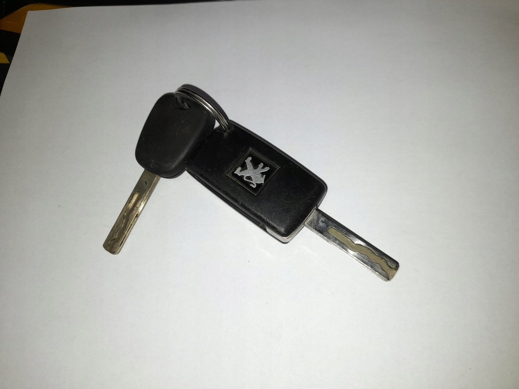 Peugeot 307 kluczyk 2szt - 13056916245 - oficjalne archiwum Allegro