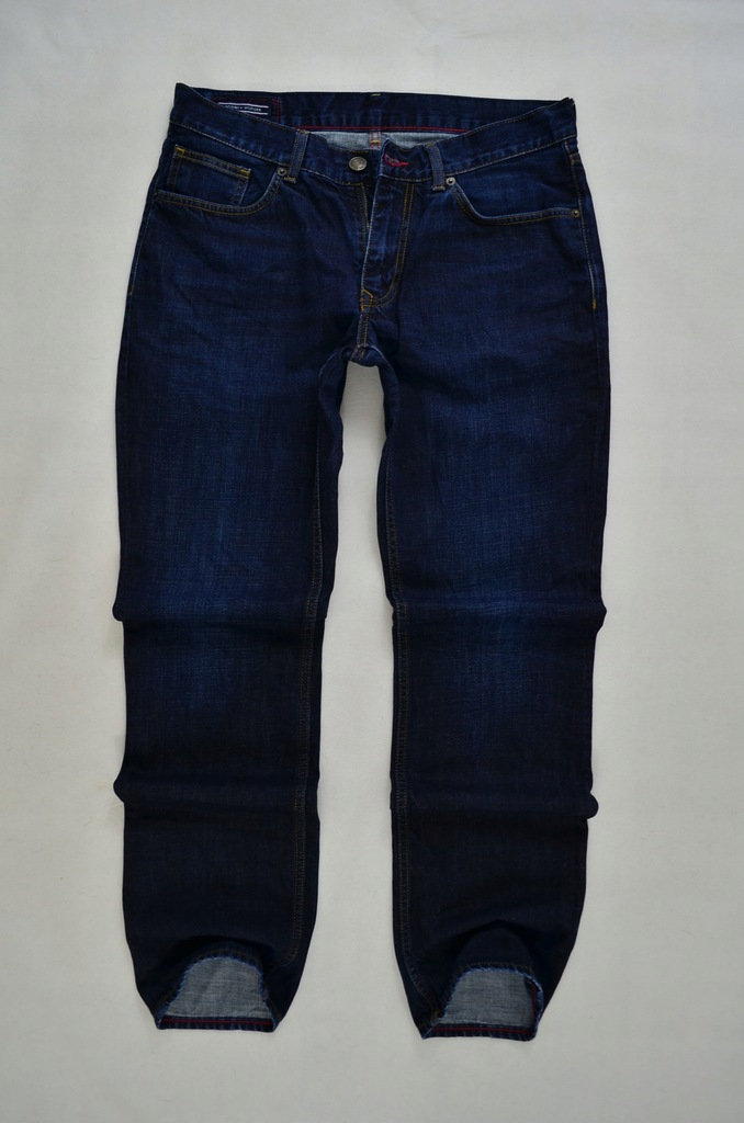 TOMMY HILFIGER JEANS SPODNIE PROSTE 87 cm *34/34*