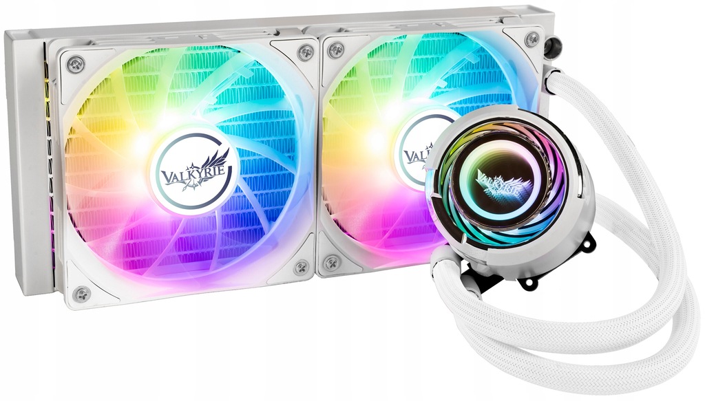 Chłodzenie wodne Valkyrie Jarn 240 ARGB Białe