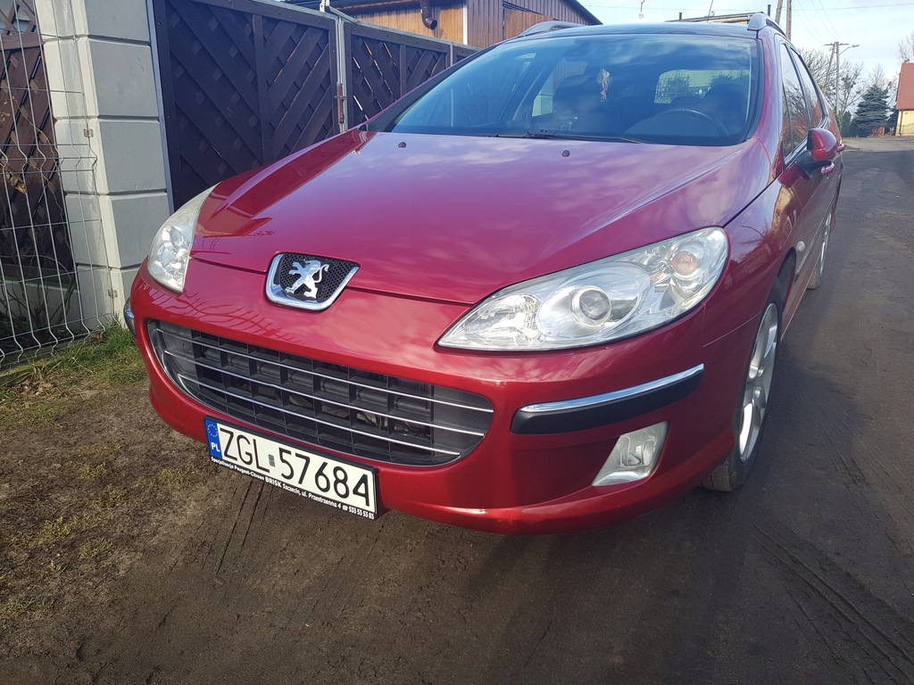 Peugeot 407 Listwy CHROM GRILL atrapa 3 szt Tuning