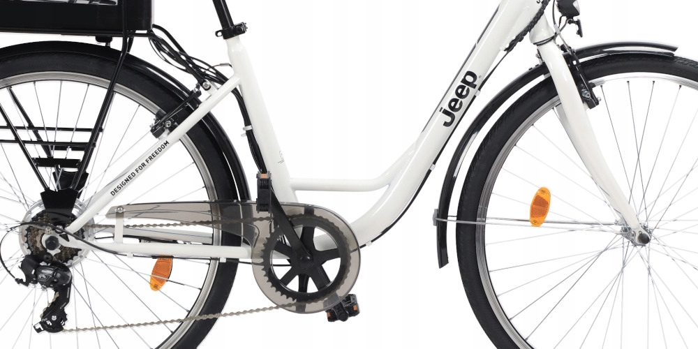 Rower elektryczny JEEP do 55km 28cal 250W damski 10911048935 oficjalne archiwum Allegro