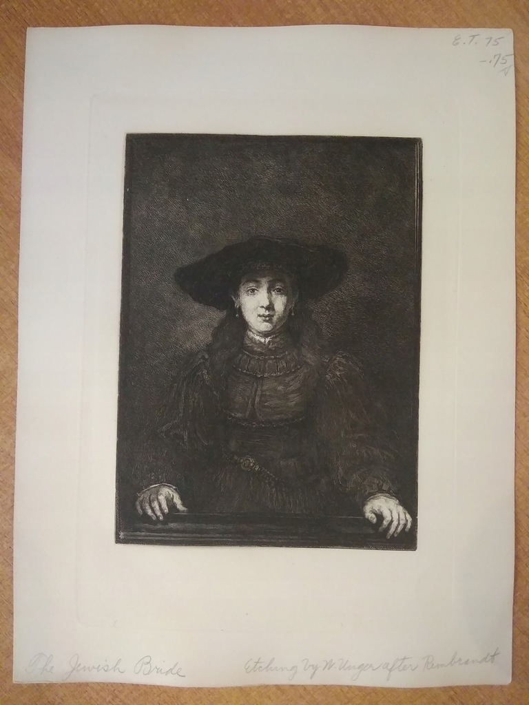 Żydowska narzeczona - William Unger / Rembrandt