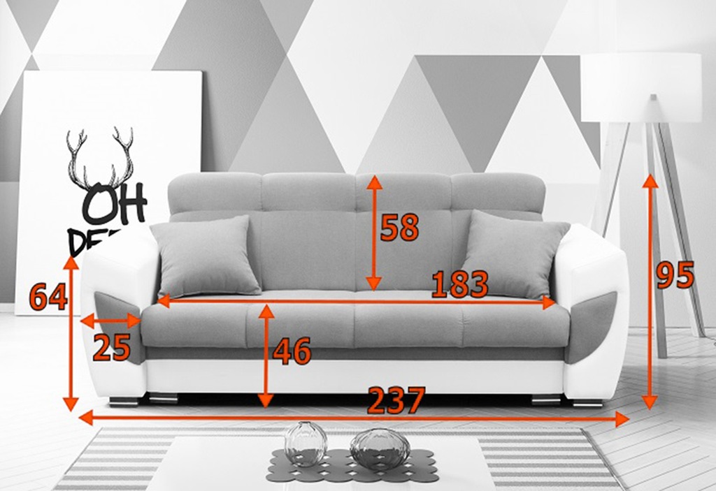 Купить БЛАНКА диван-кровать + спальный диван: отзывы, фото, характеристики в интерне-магазине Aredi.ru