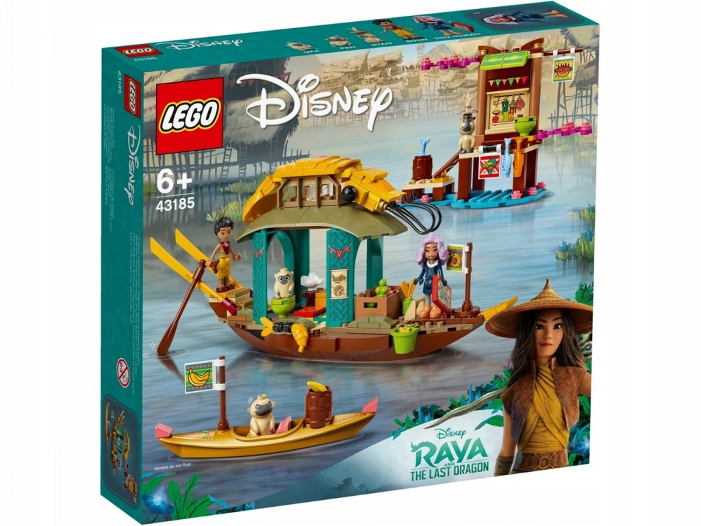 LEGO Klocki Disney Princess 43185 Łódz Bouna