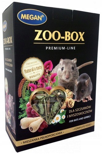 Megan Zoo-Box dla szczura i myszoskoczka 550g