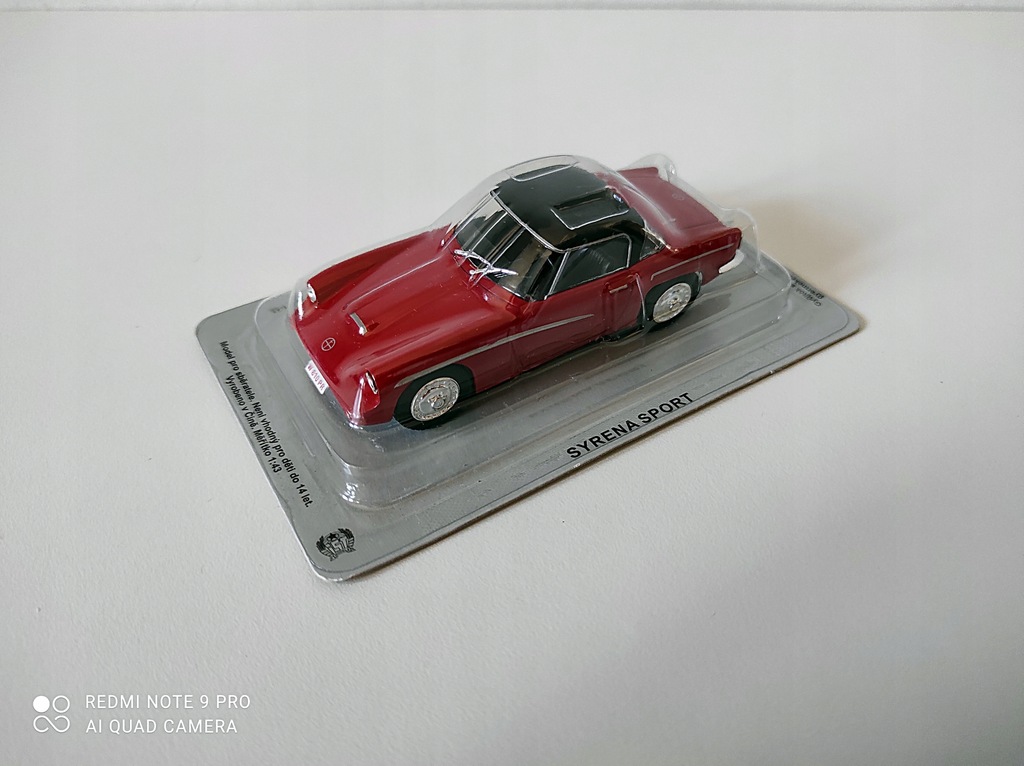 SYRENA SPORT Kultowe Auta PRL DeAgostini KAP 1:43