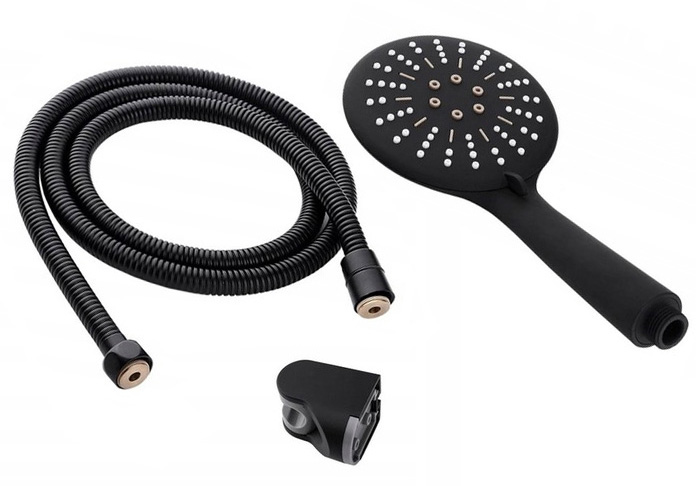 Купить ЧЕРНАЯ душевая лейка, душевой шланг REA: отзывы, фото и ...