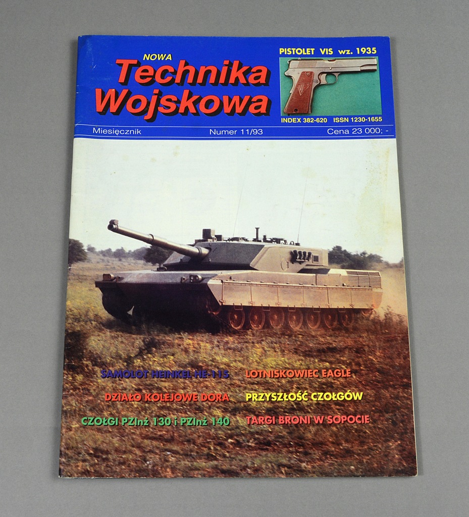 NOWA TECHNIKA WOJSKOWA NR 11/93 M.IN. PISTOLET VIS wz.1935 CIEKAWE