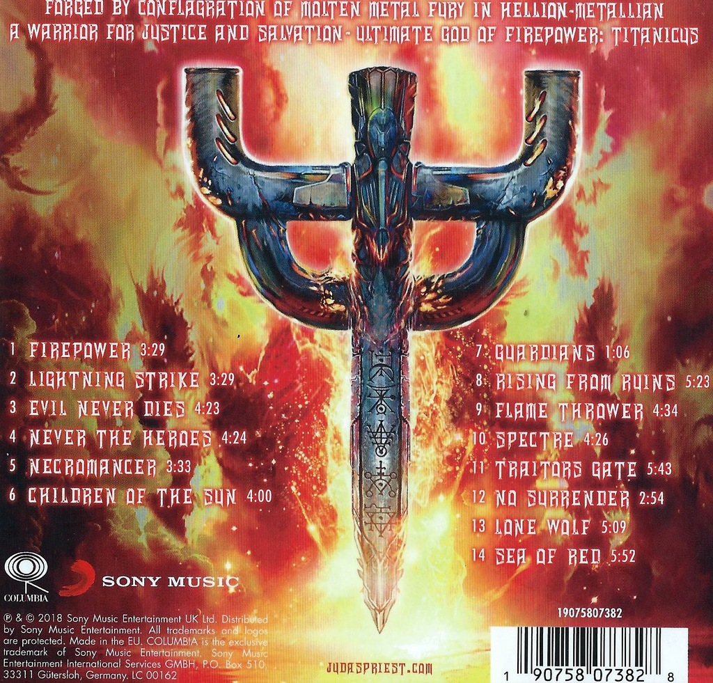 Judas Priest FIREPOWER Deluxe edition digibook CD 7728434432 oficjalne archiwum Allegro