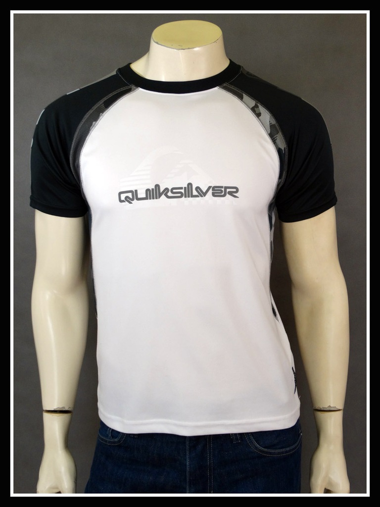 QUIKSILVER EQPT TECH KOSZULKA Z LOGO S