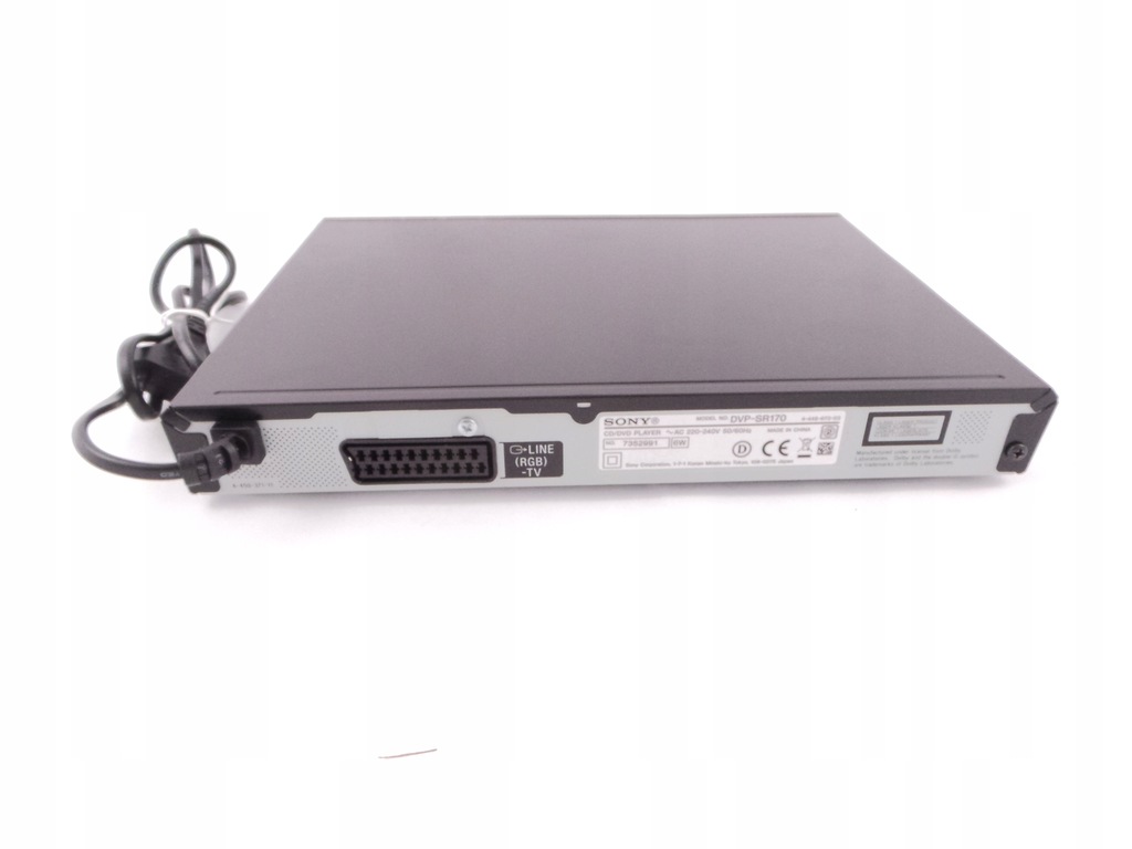 Купить DVD-плеер Sony DVP-SR170B, черный: отзывы, фото, характеристики в интерне-магазине Aredi.ru