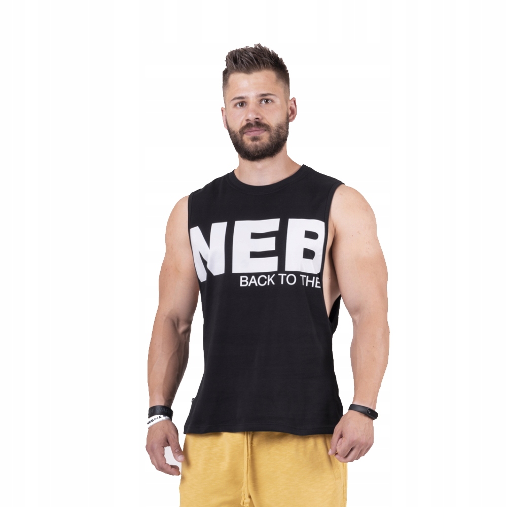 Męska koszulka bez rękawów Nebbia tank top 144 XL