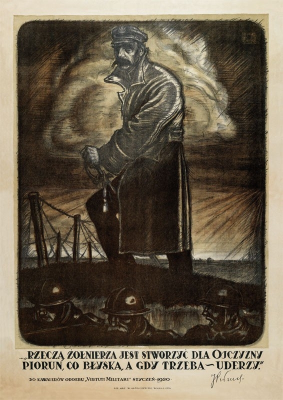 Plakat A3 - Józef Piłsudski - piorun 1920-029