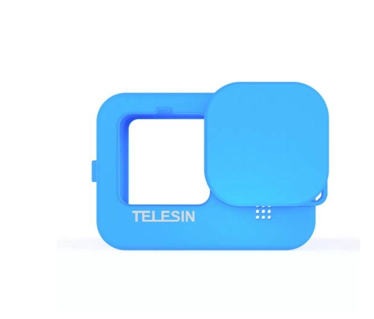 Silikonowa obudowa Telesin do GoPro Hero 11 / 10 / 9 (niebieska) GP-HER-041