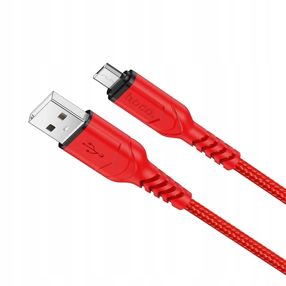 HOCO kabel USB do Micro 2,4A VICTORY X59 1 m czerwony