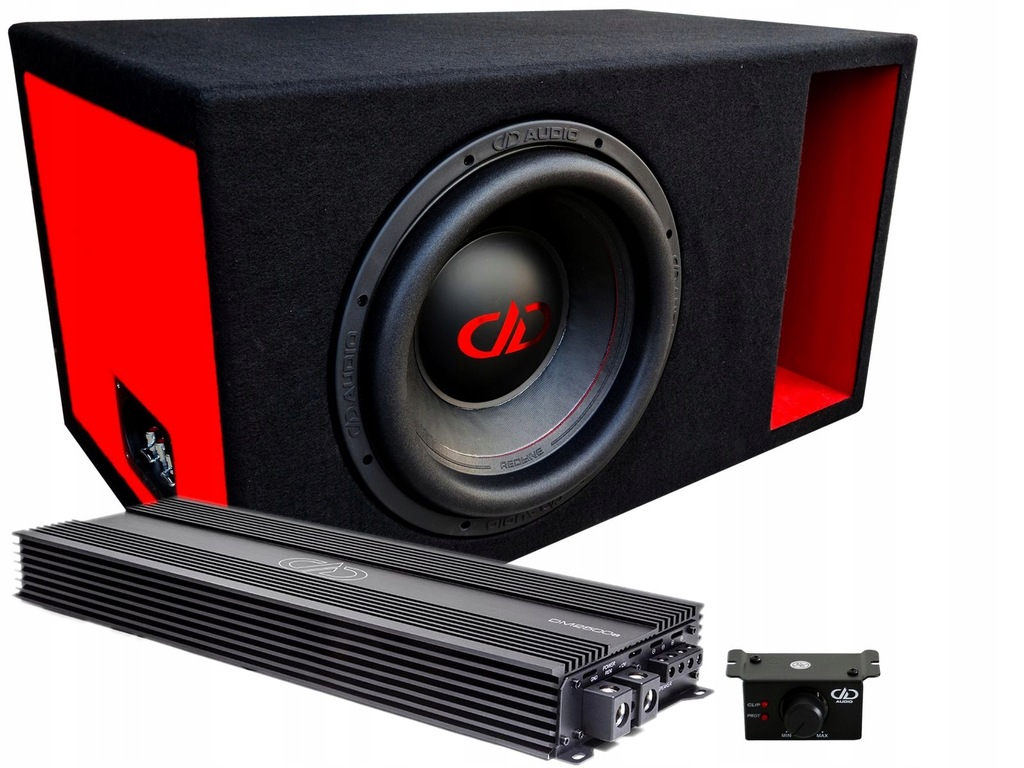 DD Audio DD 712 D2 subwoofer wzmacniacz DM2500a