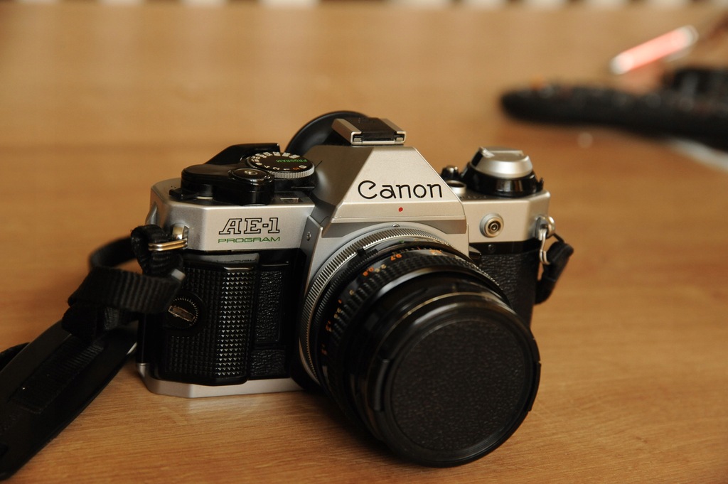 Canon AE-1 Programm +1,8/50- ładny i sprawny